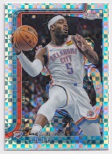 2025-26 Topps Chrome X-Fractor Luguentz Dort #177