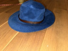 Cappello uomo Borsalino in velluto a coste stile Fedora