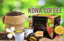 🌺12K-Tazze HUALALAI ESTATE 100% KONA COFFEE Isole Hawaii cialda monodose Keurig