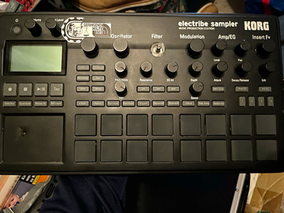 Korg electribe sampler Sampler 2 Groovebox Sequenzer schwarz + Ladekabel
