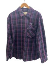 OFF-WHITE/Long Sleeve Shirt/M/PU/Check/OMGA098R20G71021/ARROW PATCHED FLANNEL