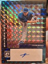 2022 Donruss Optic Tylor Megill SIGNATURE SERIES Black Finite Prizm 1/1 #SIGS-TM
