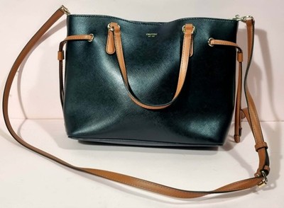 Oroton Harriet Mini Tote Black Saffiano Leather Bag