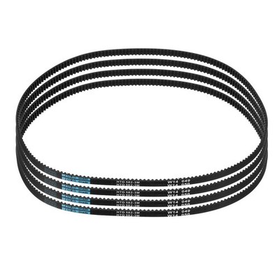 4pcs HTD-3M Rubber Timing Belt 194 Teeth, 582mm Pitch Length x 6mm Width