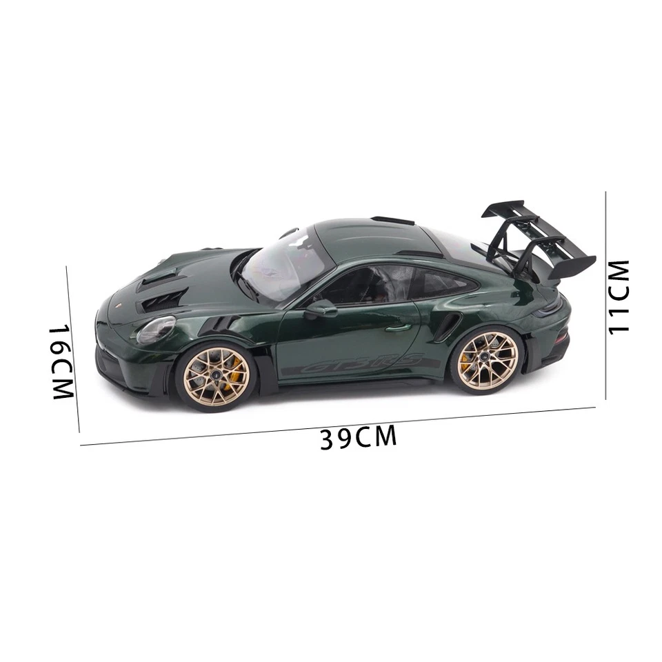 1/12 Porsche 911 GT3 RS 2022 Norev 127532 Jetgreen Metallic Diecast Model Car - Image 2 of 4
