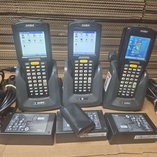 Lot 3 Motorola Zebra Symbol MC3190 Mobile Computer Barcode Scanner Bundle