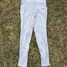 Nike Vapor Select 2 Full Length Tapered Baseball Pants Grey Mens Size Medium FS