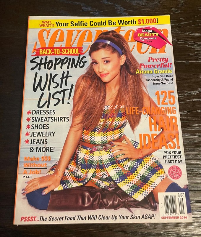 Seventeen Magazine - September 2014 - Ariana Grande Cover