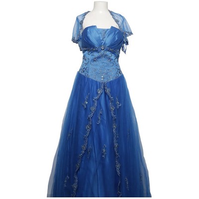 May Queen, Abendkleid, Größe: 40, Blau, Polyester, Einfarbig, Satin, Damen #Gad