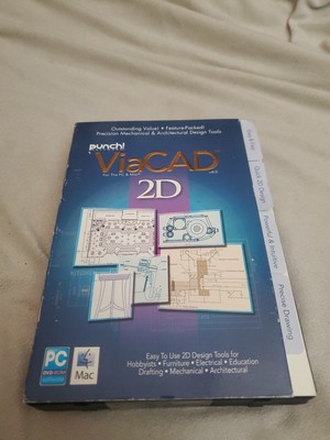 Viacad 2D Software - PC / MAC - Punch Software - Brand New