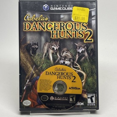 Cabela's Dangerous Hunts 2 (Nintendo GameCube, 2005) No Manual Tested Working