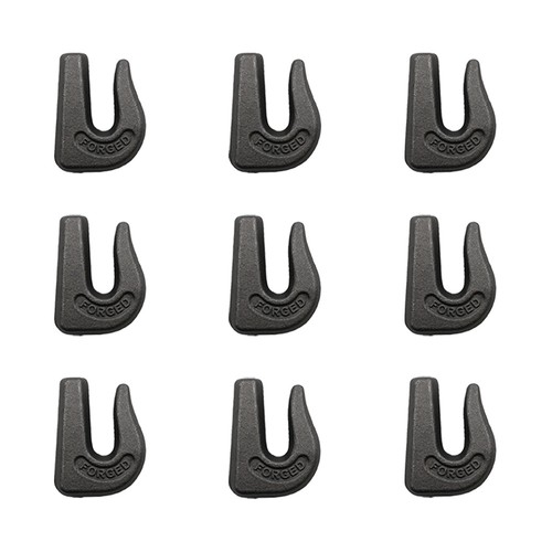 Weld-on Grab Hooks 8 , 3/8" Size, 6,600 Lb WLL - For Buckets, Trailers, Rigging (BMP 0900104) Heavy Duty Weld On Hooks Pack - Foto 2