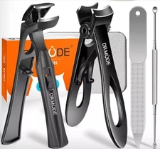 10x DRMODE Nail Clipper Sets – Angled & Regular + Nail Cleaner BNIB Low Shipping