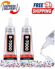 B-7000 Craft Glue for Jewelry Making - 15ml/0.5oz (2 Pack) - Multi-Function B-70