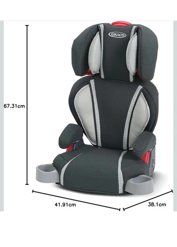 Graco TurboBooster Highback Booster Seat, Glacier Fashion - Picture 3 of 8