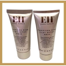 2 x Emma Hardie Purifying Pink Clay Detox Mask 15mL .5oz. New Travel Size