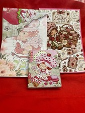 Strawberry Shortcake Mini Keepsake Notebook l Kawaii Stationery Gift