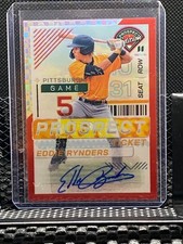 Eddie Rynders 2024 Prospect Edition Red Power Prospect Ticket Auto #3/99 Pirates