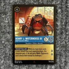 Disney Lorcana Attack of the Vine Henry J. Waternoose III 163/207 Rare Foil