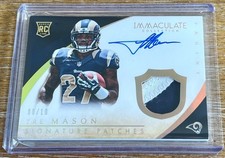 TRE MASON 2014 Panini Immaculate GOLD AUTO AUTOGRAPH RC ROOKIE #08/10 ! RAMS !