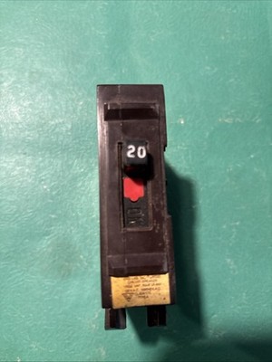 Wadsworth 20 AmpOne Pole Breaker Continuity Tested