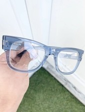 New Ray Ban Mega Wayfarer RB0840S 0840 Blue Clear Lens Size 51/21