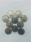 1967 & 1968 Kennedy Half Dollar 40% Silver .10 Coin lot.