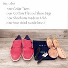 * NIB * $525 Nordstrom ZELLI Italia Legerra 8.5 M Red Goatskin Suede * new Trees — photo 5