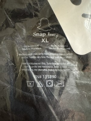 Snapchat Dog Doggy filter XL Tshirt.  Brand New Sealed