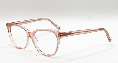 Muse 39-P9470 Pink Glitter Rectangle Authentic Eyeglass Frames 52-14-140