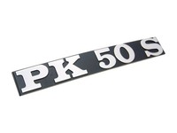 "Schild / Schriftzug \"PK50S\" FüR Vespa PK 50"