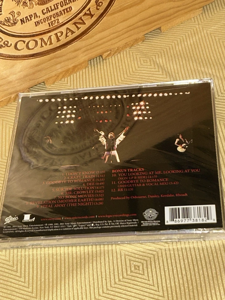 Новый Ozzy Osborne Blizzard Of Ozz расширенное издание запечатанный компакт-диск - Изображение 4 из 4