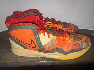 Size 17 New Nike Kyrie 8 Infinity 1 People 1 World Orange D09614-800 New No Box