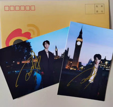 1pcs Krien foto autografata Zhang Linghe 张凌赫 cartolina