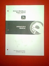 JOHN DEERE 314 316 317 318 330 TRACTOR 46" MOWER DECK ATTACHMENT OWNER'S MANUAL