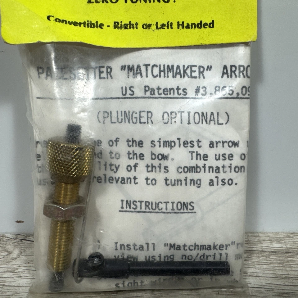 Freddie's Pacesetter Matchmaker Plunger Arrow Rest AR300CP Left or Right Hand - Image 3 of 4
