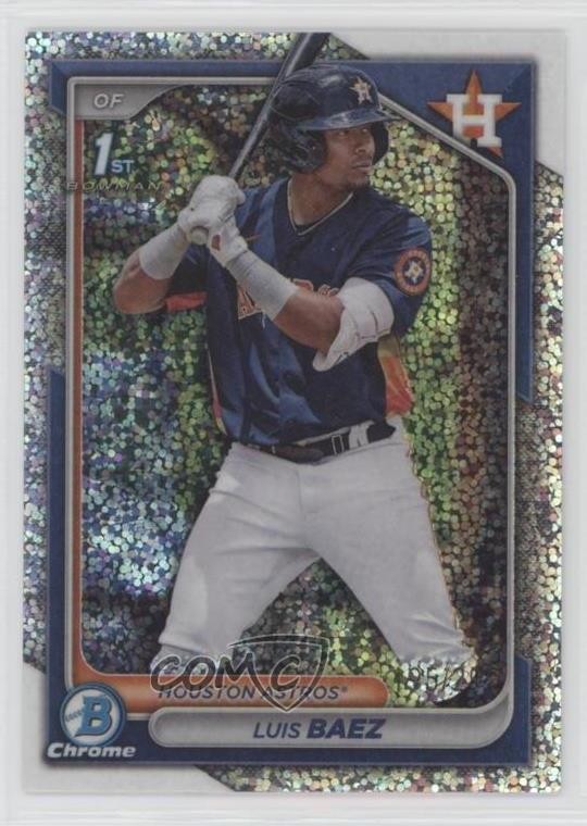 2024 Bowman Chrome Prospects Speckle Refractor /299 Luis Baez #BCP-66 1q2
