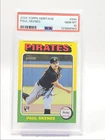 PAUL SKENES 2024 TOPPS HERITAGE HIGH NUMBER ROOKIE #594 D RC PSA 10 Q0004