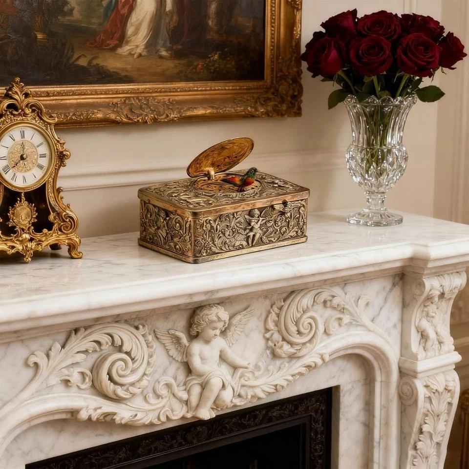 Elegante Singvogel Spieluhr Romantische Mechanische Spieluhr Sammlerstück - Bild 3 von 4