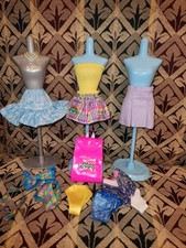 Vtg Lot Barbie Dresses-swim Suit 4