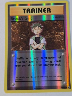 Brock's Grit 74/108 Uncommon Evolutions Pokemon REVERSE HOLO NM