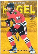 2021-22 Fleer Ultra Gold Speckled Rainbow Brandon Hagel Blackhawks Lightning