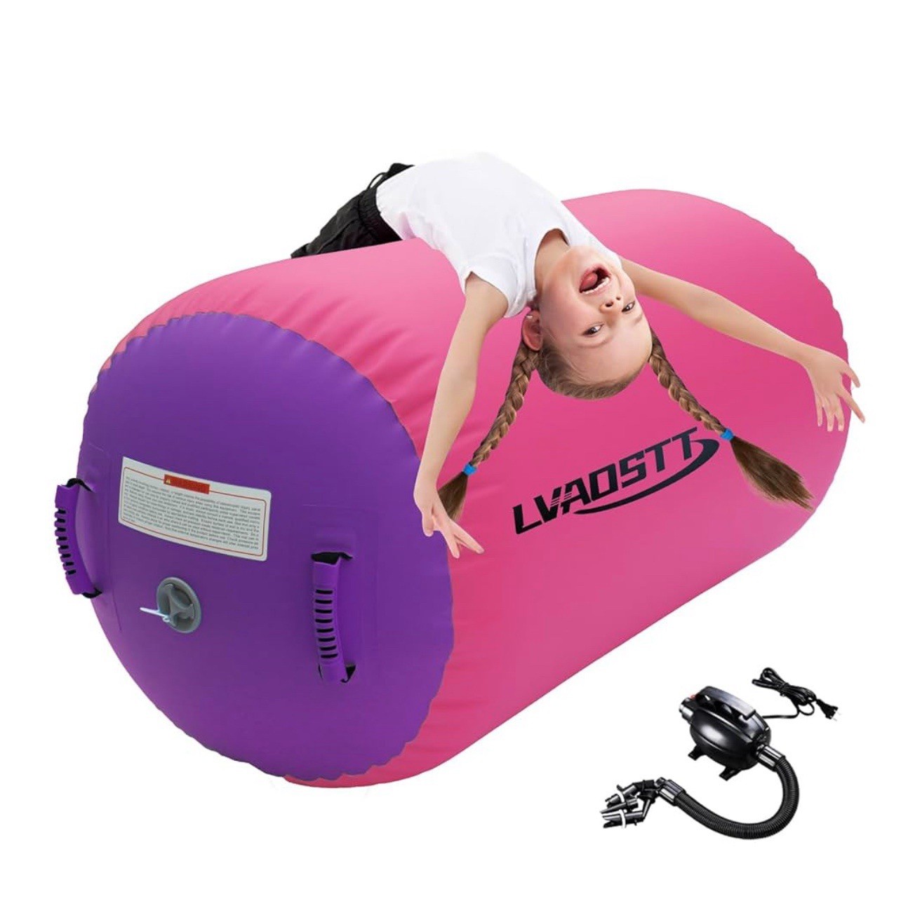 Gymnastics Air Barrel Roller Air Spot, Inflatable Tumbling Mat