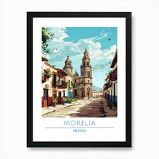 Morella Mexico Art Print Framed Wall Art Poster Canvas Print Picture