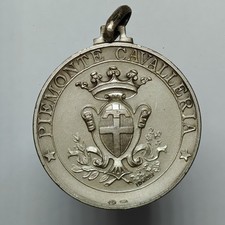Medaglia Cavalleria Piemonte "Venustvs et audax" Ag. 29mm. 11,87g. 