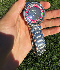 Russian roulette Silver watch