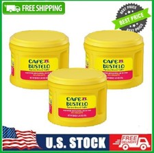 3 PACK Cafe Bustelo Espresso Ground Coffee, Dark Roast, 22 oz Canister 12.25 per pound