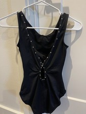 Capezio Adult Small Leotard Dance/ballet W/rhinestones Preowned Good