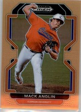 2022 Panini Prizm Draft Picks NEON ORANGE PRIZMS Baseball Cards Pick From List