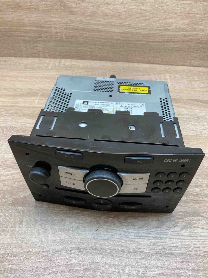 13251356 497316088 Opel Reproductor De CD Audio Receptor Radio Delphi - Imagen 3 de 4